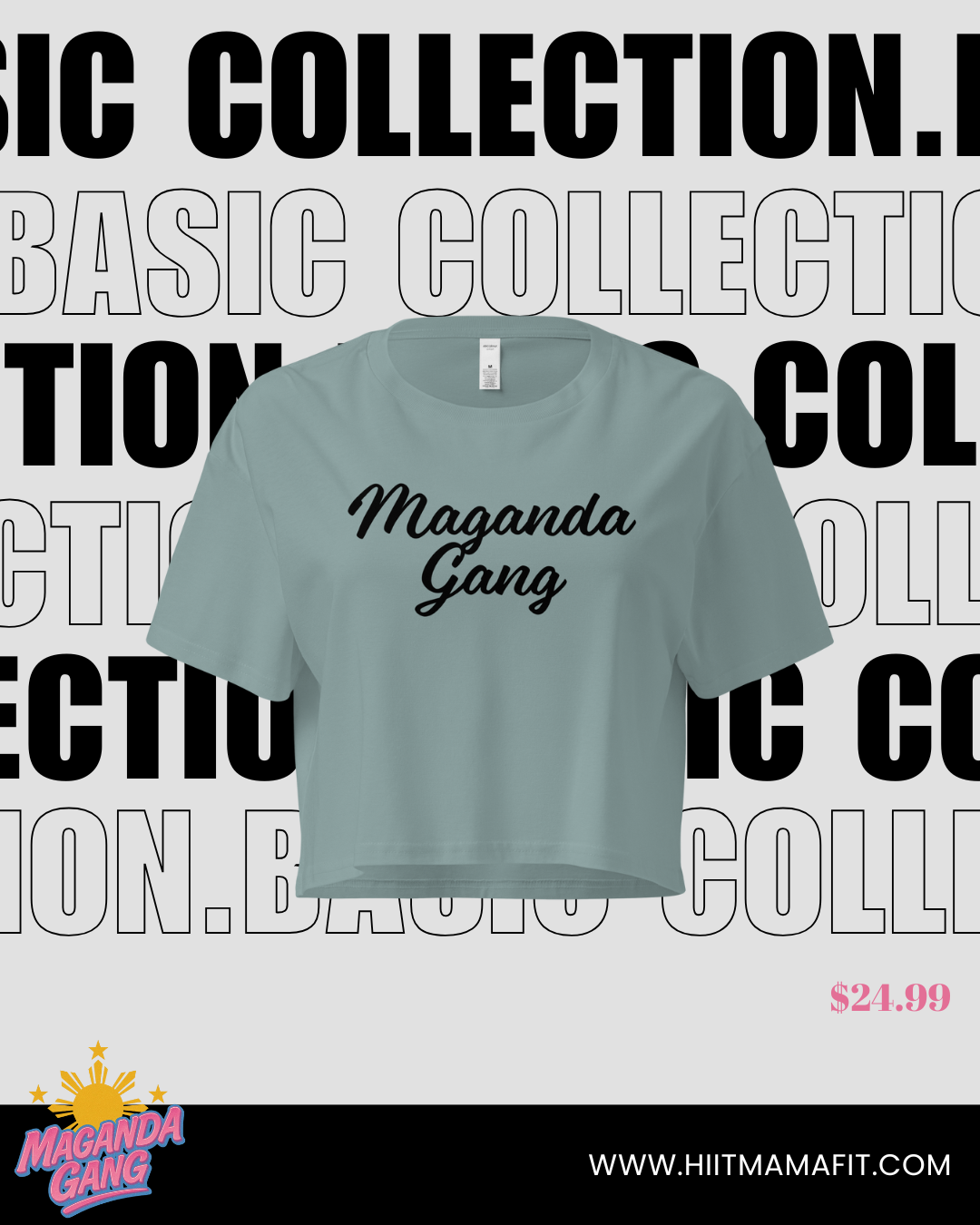 Maganda Gang Classic Tee- Military Green